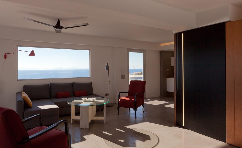 Saronida Summer Studio With Breathtaking View Lagonisi Extérieur photo