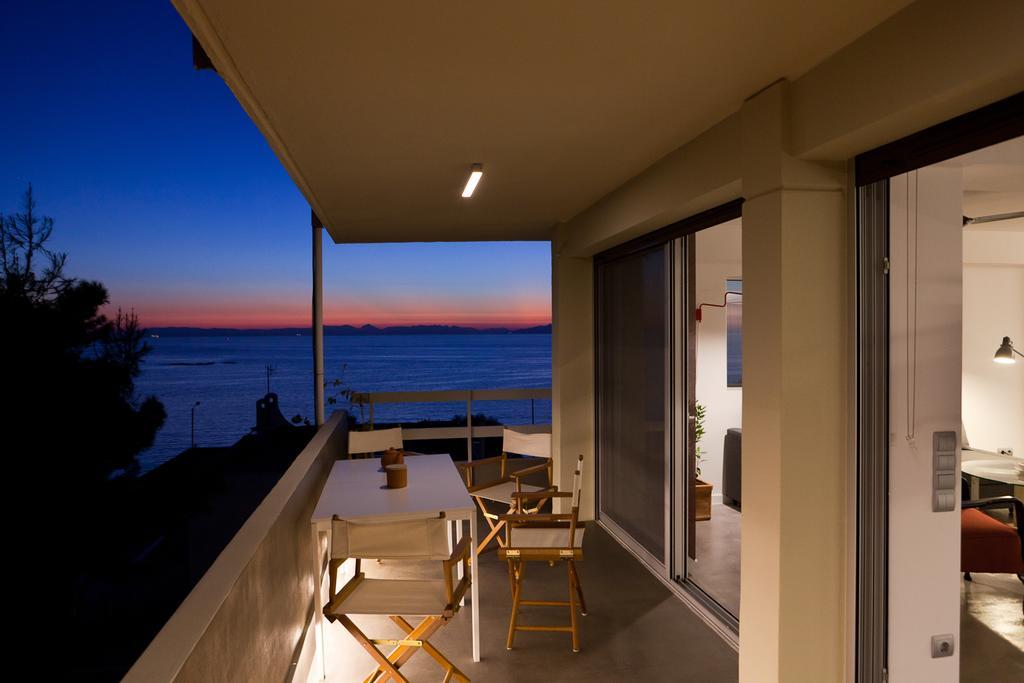 Saronida Summer Studio With Breathtaking View Lagonisi Extérieur photo